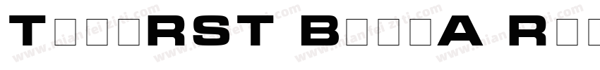 TrueRST BoldA Regula字体转换